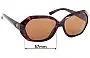 Sunglass Fix Replacement Lenses for Tory Burch TY9021 - 57mm Wide 