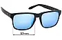 Sunglass Fix Ersatzgläser für Twice Stella - 57mm Wide 