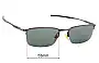Sunglass Fix Replacement Lenses for Oakley Barrelhouse 0.5 OX3174 - 53mm Wide 