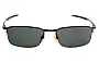 Oakley Barrelhouse 0.5 OX3174 Replacement Sunglass Lenses - 53mm Wide Front View 