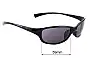 Sunglass Fix Replacement Lenses for Ugly Fish P 47002 - 59mm Wide 