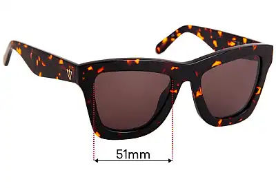 Valley DB II Replacement Lenses 51mm wide 