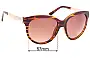 Sunglass Fix Ersatzgläser für Von Zipper Cheeks - 57mm Wide 