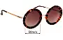 Sunglass Fix Replacement Lenses for Von Zipper Fling - 50mm Wide 