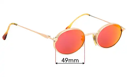 Sunglass Fix Verres de Remplacement pour Vuarnet Pouilloux 019 - 47mm Wide 