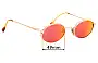 Sunglass Fix Verres de Remplacement pour Vuarnet Pouilloux 019 - 47mm Wide 