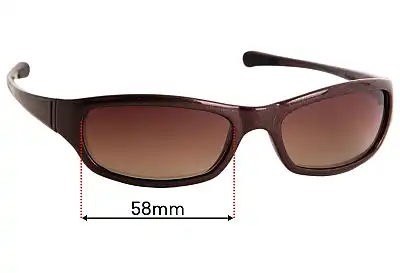 Vuarnet REF111 Lentes de Repuesto 58mm wide 