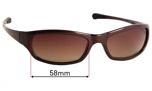 Sunglass Fix Replacement Lenses for Vuarnet REF111 - 58mm Wide Sunglass Fix Replacement Lenses for Vuarnet REF111 - 58mm Wide