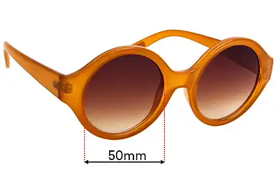 Witchery Alyce Replacement Lenses 50mm wide 