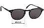 Sunglass Fix Replacement Lenses for Garrett Leight Hampton - 46mm Wide 
