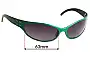 Sunglass Fix Verres de Remplacement pour Gatorz Gator - 63mm Wide 