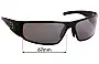 Sunglass Fix Verres de Remplacement pour Gatorz Magnum 2.0 - 67mm Wide 