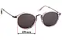 Sunglass Fix Replacement Lenses for Rixx Orbit - 49mm Wide 