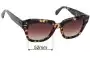Sunglass Fix Ersatzgläser für Ray-Ban RB2186 State Street - 52mm Wide 