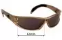 Sunglass Fix Ersatzgläser für Adidas A254 - 64mm Wide 