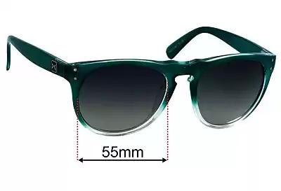 Anon Burnout Replacement Lenses 55mm wide 