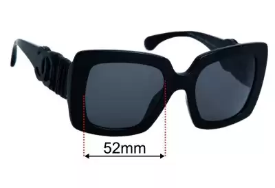 Chanel 5474-Q-A Ersatzgläser 52mm wide 