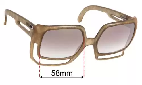 Christian Dior 2029 Replacement Lenses 58mm wide 