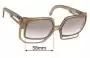 Sunglass Fix Replacement Lenses for Christian Dior 2029 - 58mm Wide 