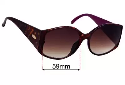 Christian Dior 2435 Replacement Lenses 59mm wide 