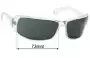 Sunglass Fix Replacement Lenses for Dolce & Gabbana DG739S - 73mm Wide 