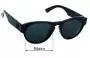 Sunglass Fix Replacement Lenses for Electric Mags - 54mm Wide 