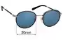 Sunglass Fix Replacement Lenses for Escada  VES 951 - 50mm Wide 