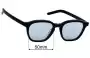Sunglass Fix Replacement Lenses for Gast Galit - 50mm Wide 