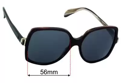 Giorgio Armani GA 850/S Replacement Lenses 56mm wide 