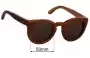 Sunglass Fix Replacement Lenses for Grown Carve - 50mm Wide 