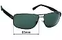 Sunglass Fix Replacement Lenses for Hugo Boss 0668/S - 65mm Wide 