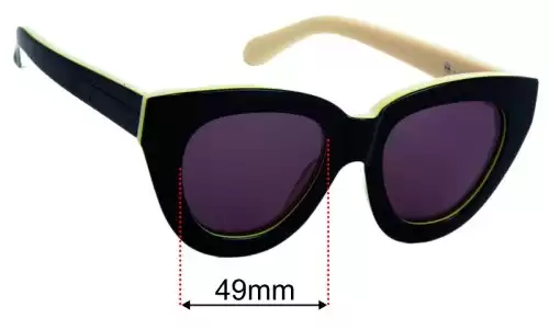 Karen Walker Anytime Replacement Lenses 49mm wide 