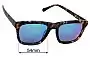 Sunglass Fix Replacement Lenses for Karen Walker Deep Freeze - 54mm Wide 
