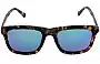 Karen Walker Deep Freeze Replacement Lenses 54mm wide - Front View 