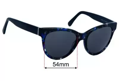 Longchamp LO602S Replacement Lenses 54mm wide 