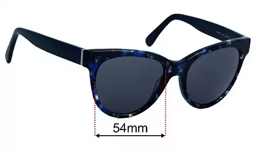 Longchamp LO602S Ersatzlinsen 54mm wide 