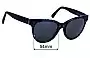 Sunglass Fix Ersatzgläser für Longchamp LO602S - 54mm Wide 