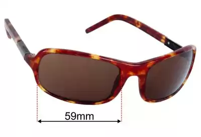 Michael Kors M2607S Replacement Lenses 59mm wide 