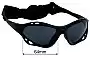 Sunglass Fix Ersatzgläser für Ocean Eyewear Cumbuco - 64mm Wide 