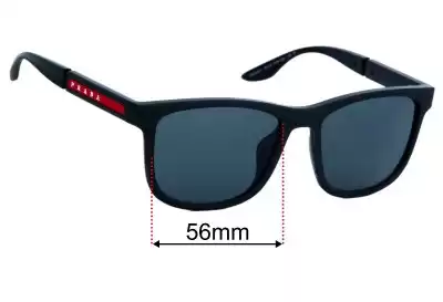 Prada SPS04X-F Ersatzgläser 56mm wide 