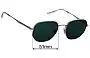 Sunglass Fix Ersatzgläser für Ray-Ban RB3682 - 51mm Wide 