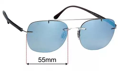 Ray Ban RB4280 Lentes de Repuesto 55mm wide 
