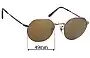 Sunglass Fix Ersatzgläser für Ray-Ban RB6465 Jack Optics - 49mm Wide 