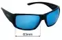 Sunglass Fix Verres de Remplacement pour Smith Guides Choice XL - 63mm Wide 