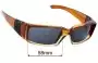 Sunglass Fix Replacement Lenses for Smith Syndicate - 58mm Wide 