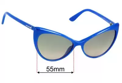 Tom Ford Anastasia TF303 Replacement Lenses 55mm wide 