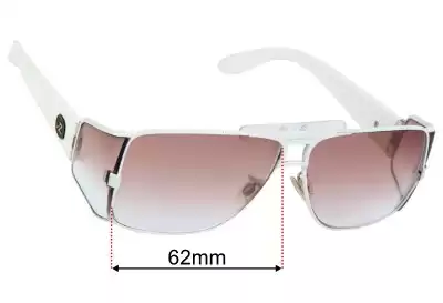 Von Zipper Brooklyn Replacement Lenses 62mm wide 