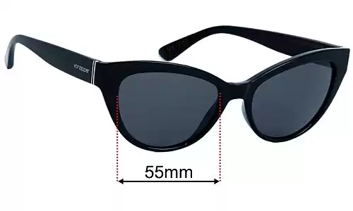 Replacement Lenses for Von Zipper Ya Ya! - 55mm Wide 