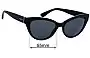 Sunglass Fix Ersatzgläser für Von Zipper Ya Ya! - 55mm Wide 