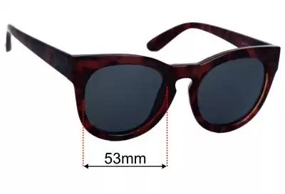 Witchery Lella Replacement Lenses 53mm wide 
